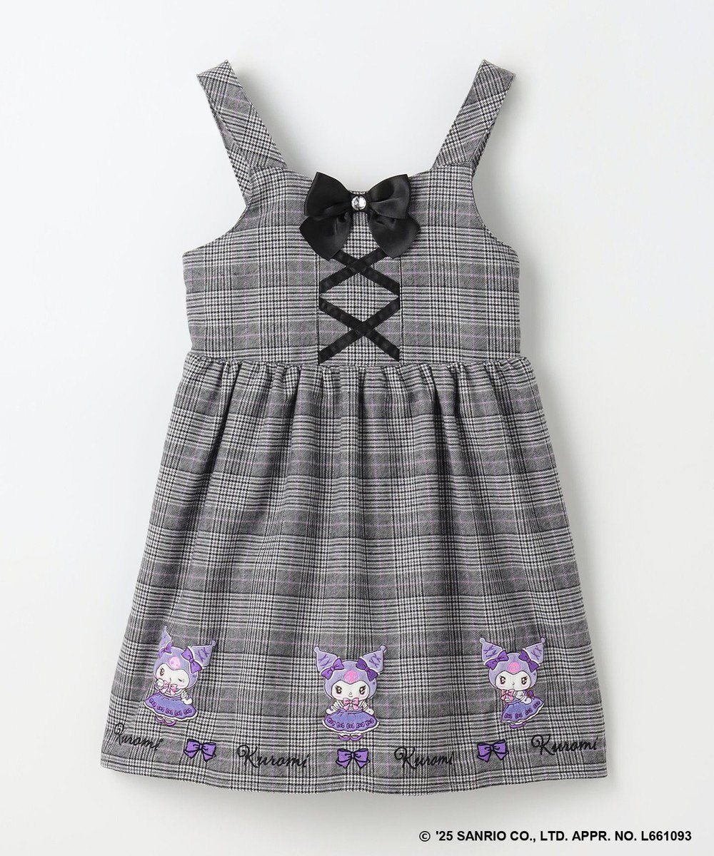 ANY KIDS 【マイメロディ＆クロミ×ANY KIDS】チェック ジャンパースカート 
