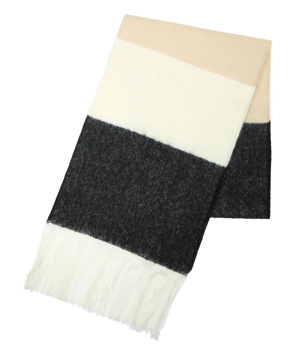 Green Parks ボーダーシャギーマフラー 