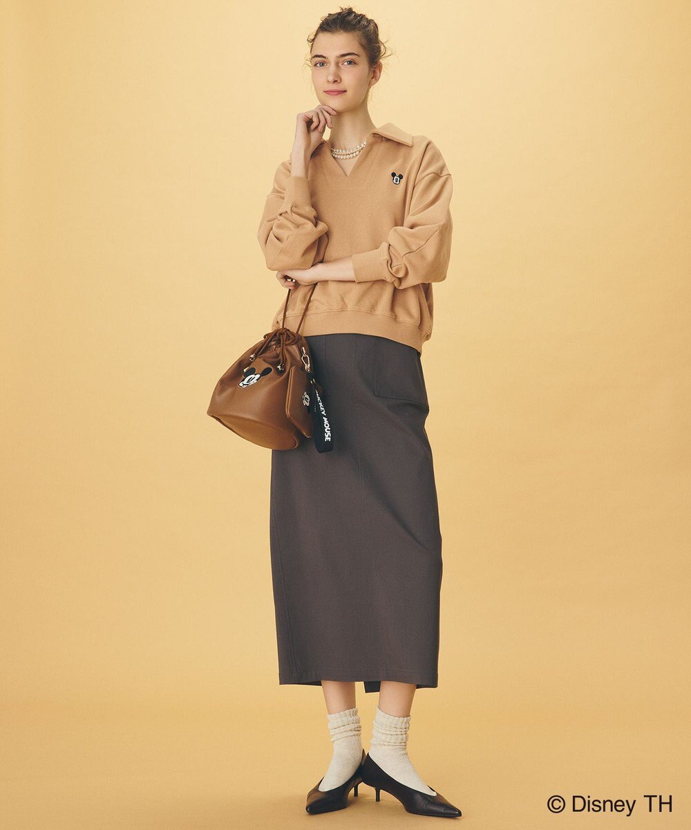 ANY 【ディズニー】ミッキーマウス／フェイクレザー巾着バッグ 