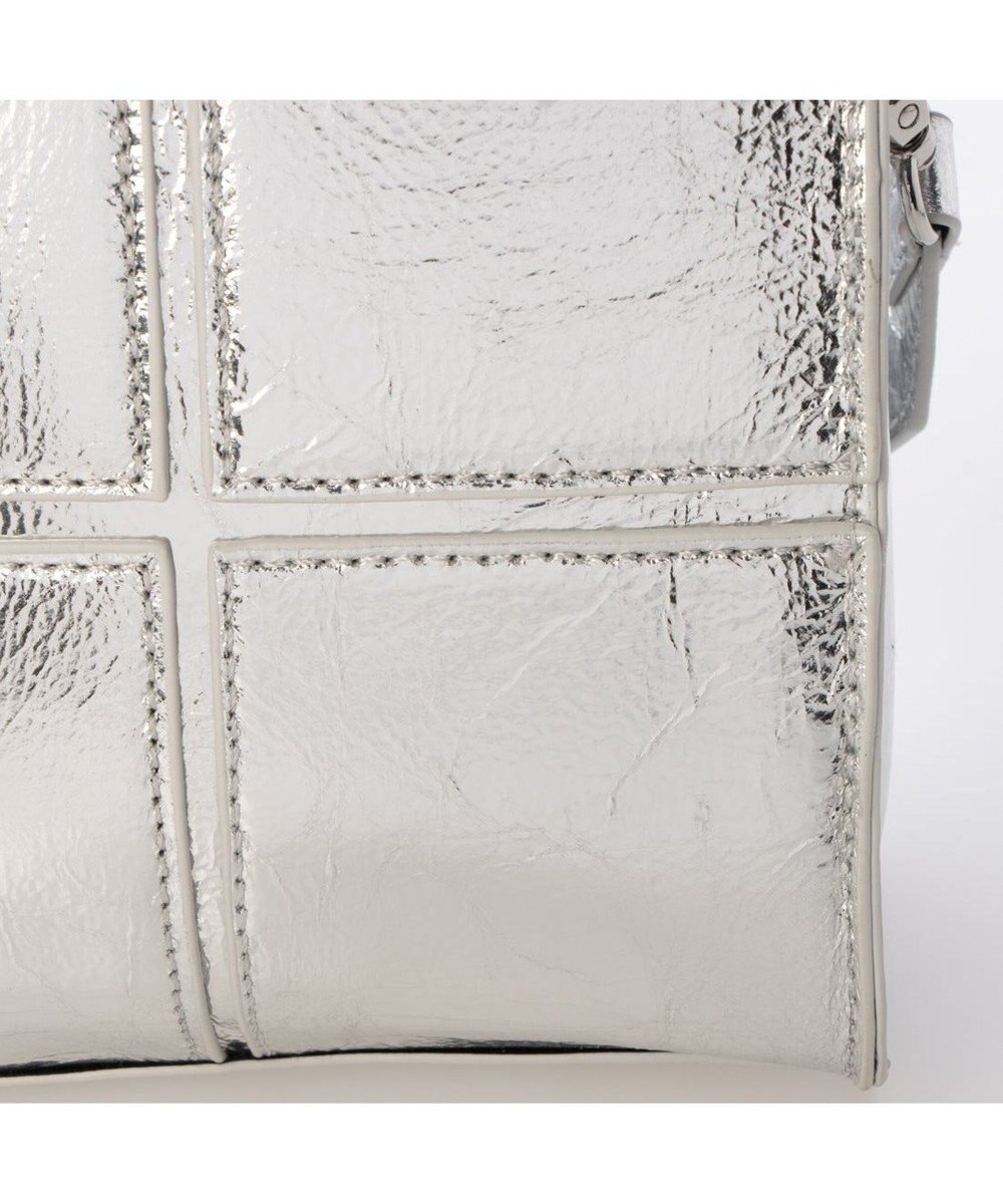 UNBILLION カシュカシュ cachecache / エナメル調ボックスパネルミニショルダー 