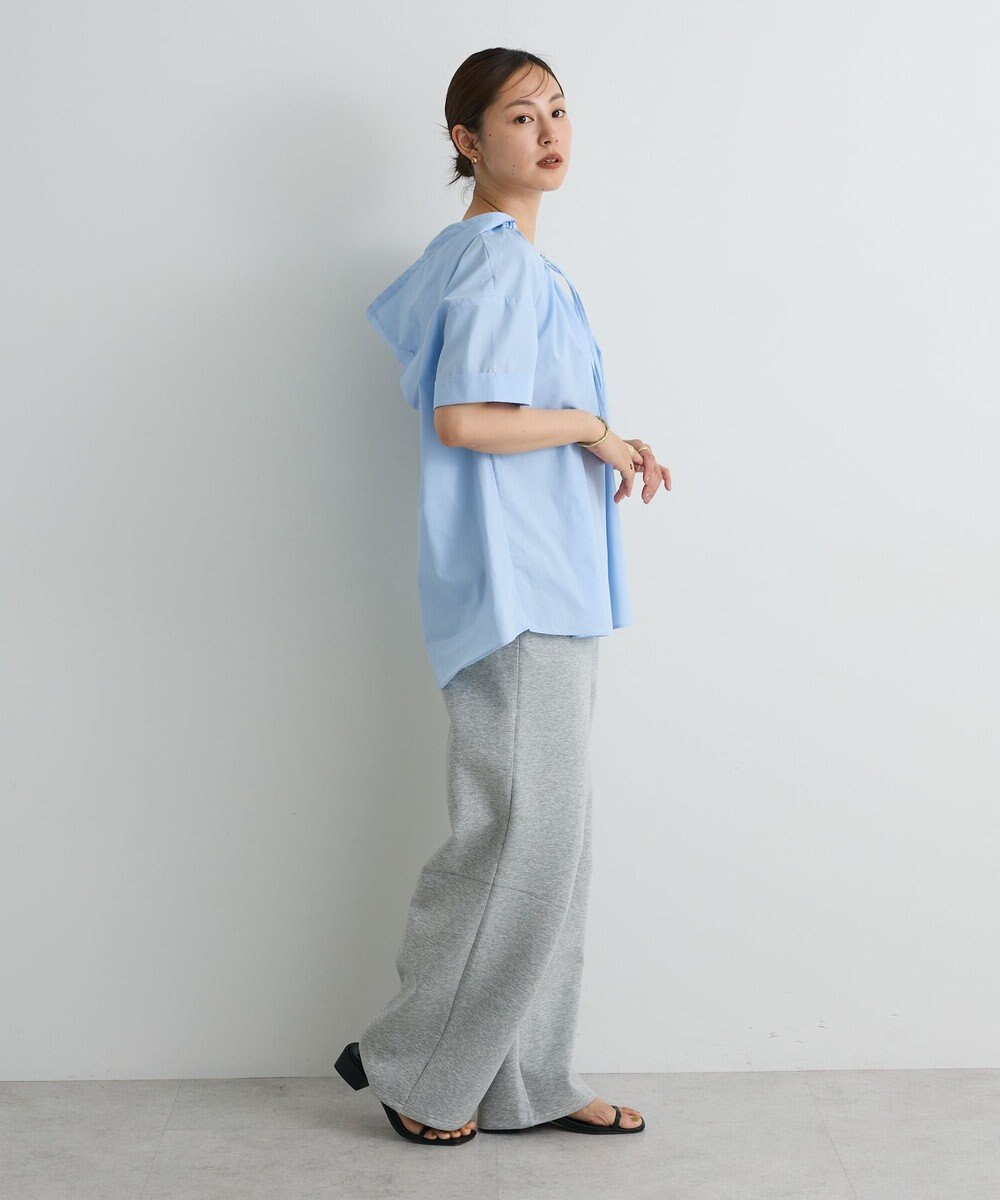 CRAFT STANDARD BOUTIQUE オーバーサイジングフード付きシャツ 