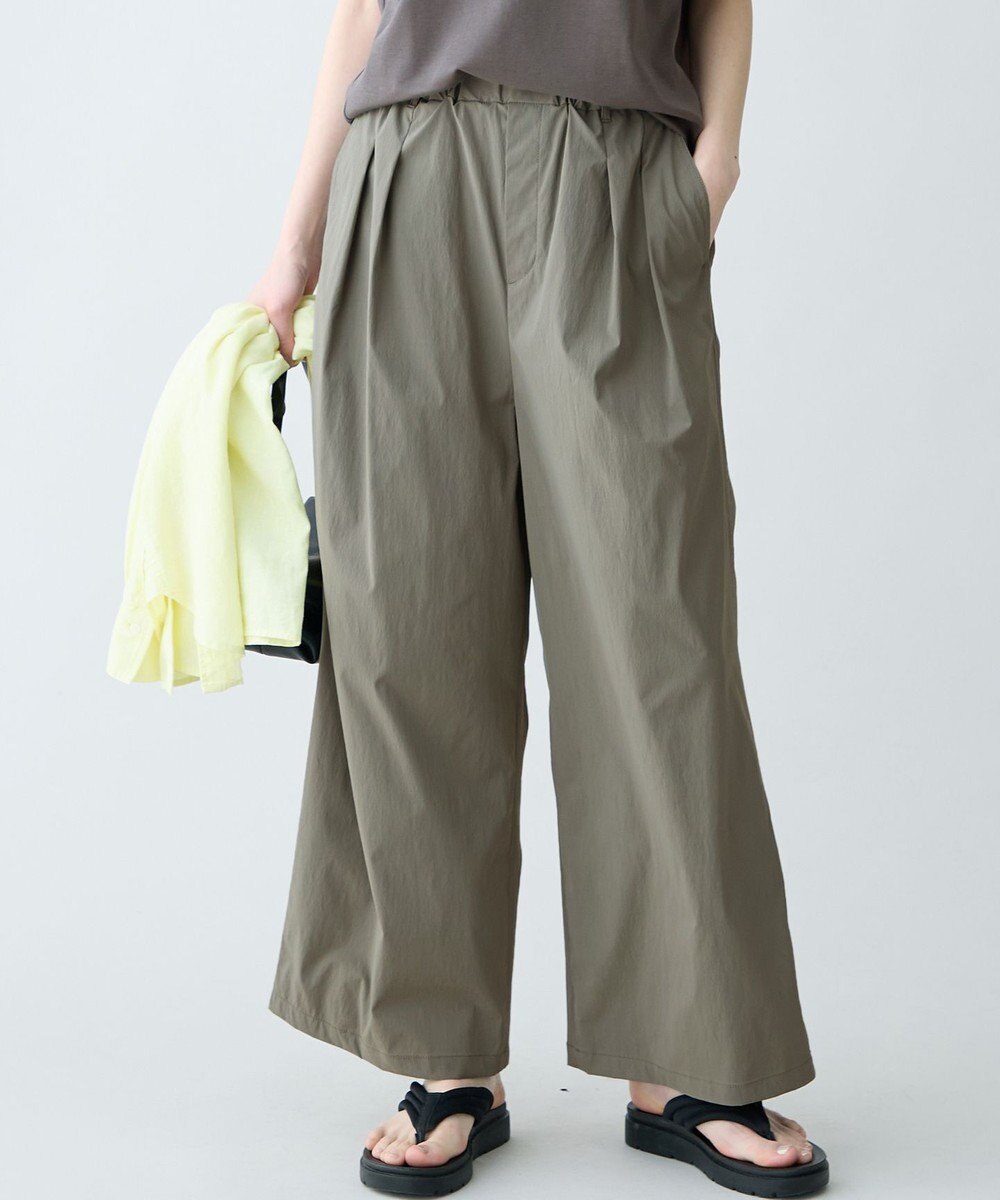 ANY L 撥水ナイロンタックパンツ 