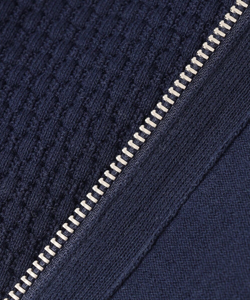 J.PRESS MEN 【High twist links】フルジップカーディガン 