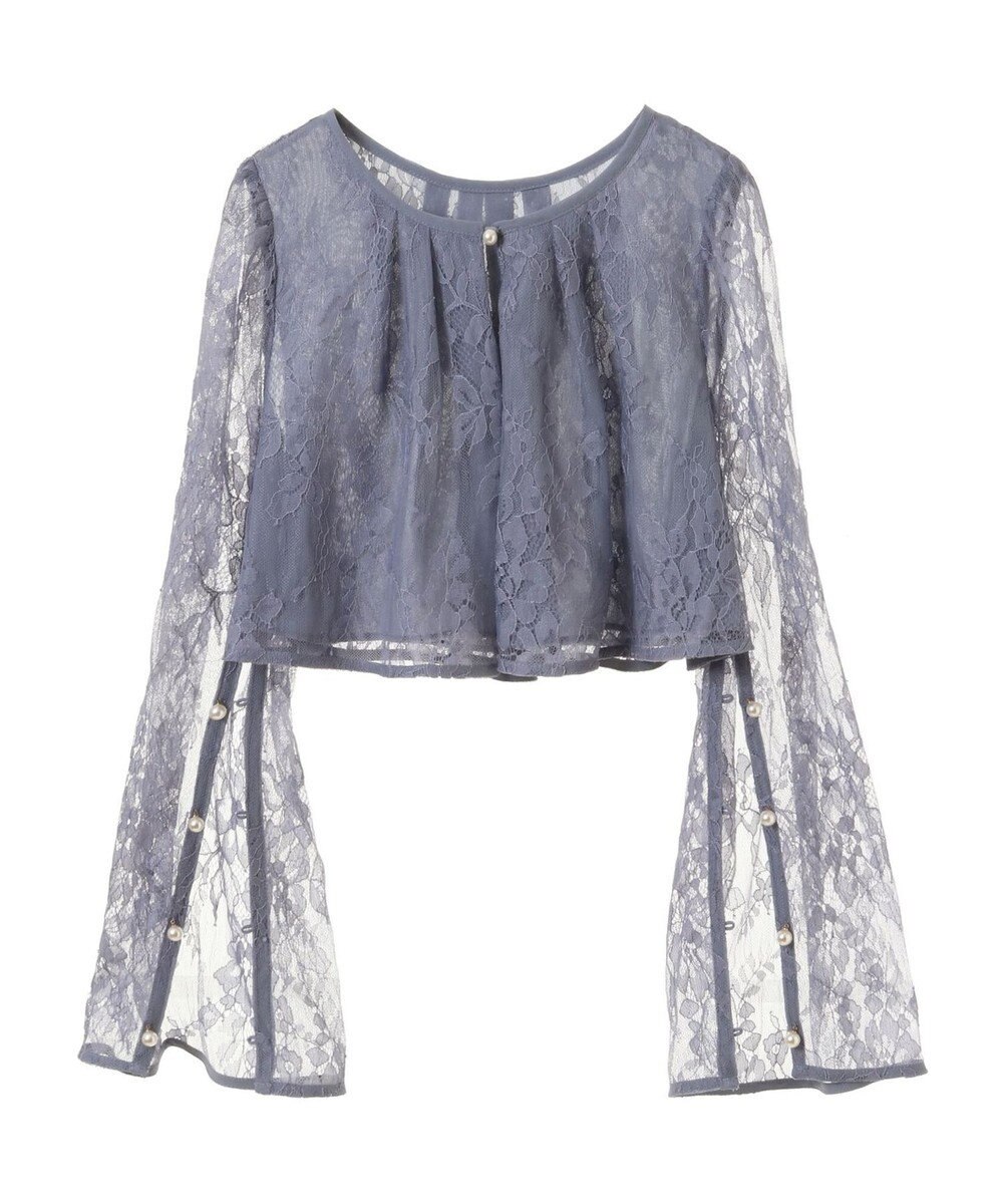 earth music&ecology ＳＥＴ２点　レースブラウス付きナローワンピース 