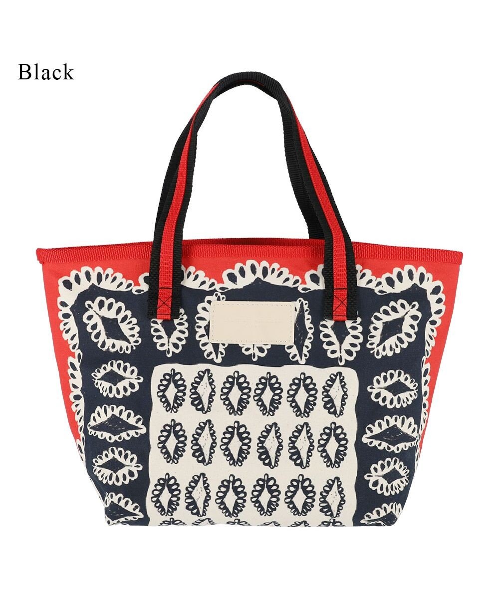 tsumori chisato CARRY ダイヤモンドフラワー ハンドバッグ 手提げ リバーシブル 花柄 