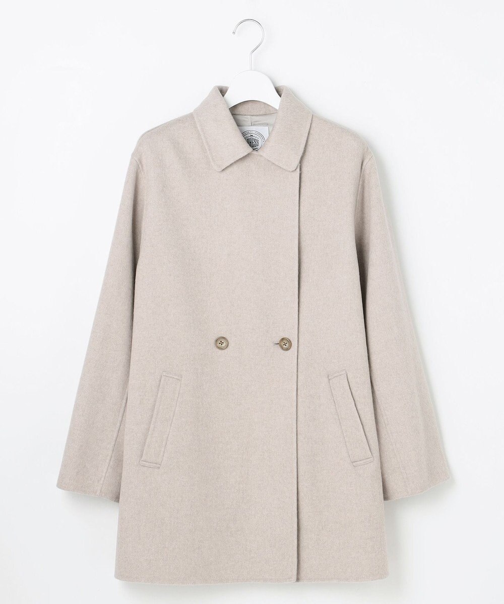 J.PRESS LADIES L ウールナイロンリバー テーラード コート 