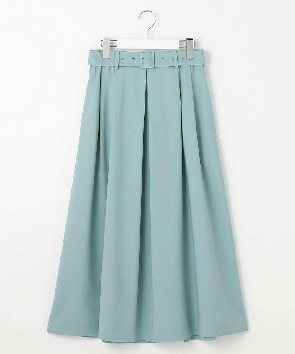 自由区 【洗える】ストレッチライトツイル スカート 