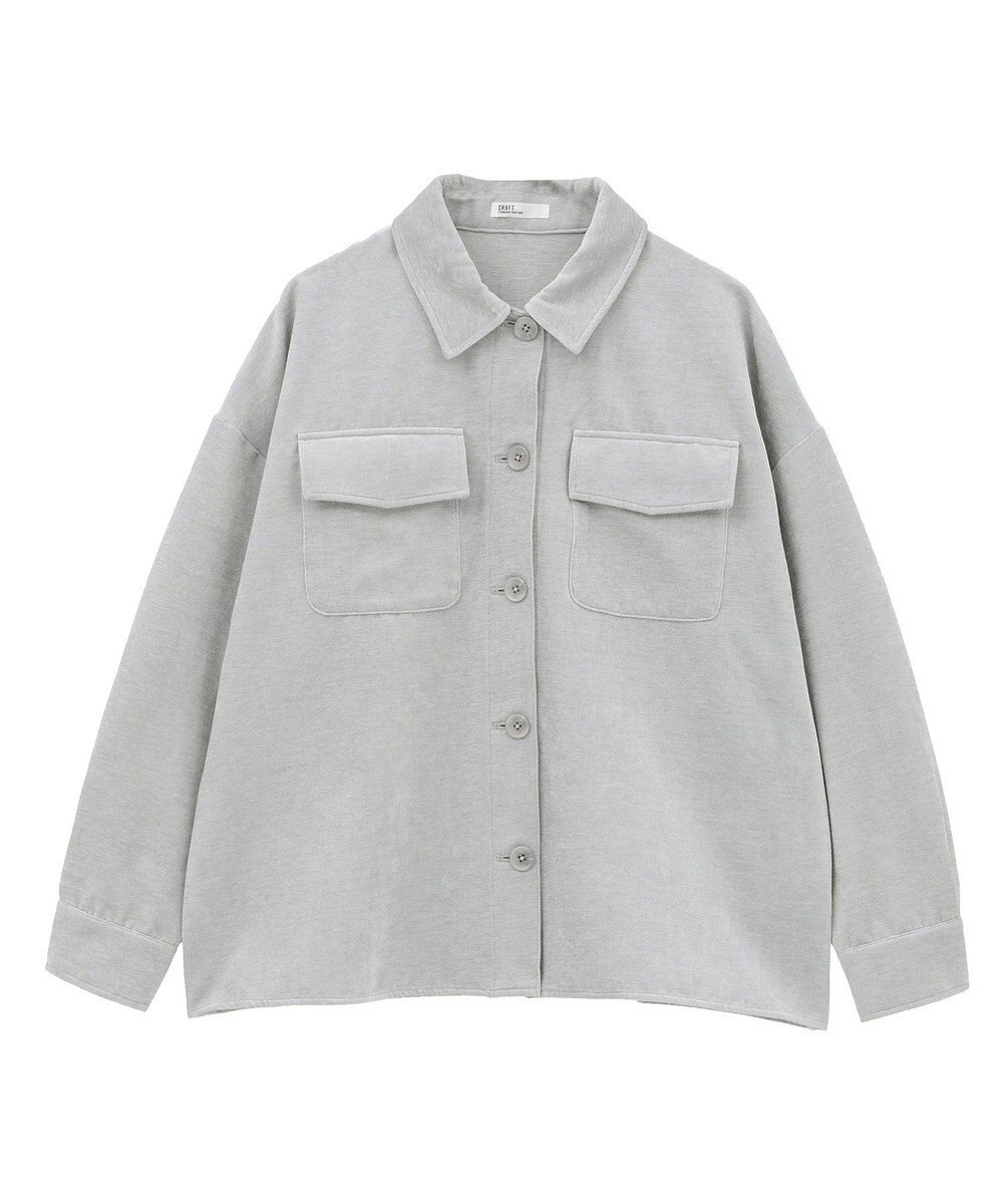CRAFT STANDARD BOUTIQUE ベロアシャツジャケット 