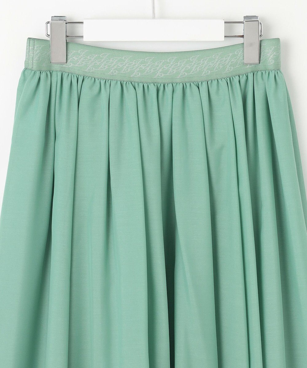 自由区 【ウエストゴム・洗える】シアーギャザー スカート 