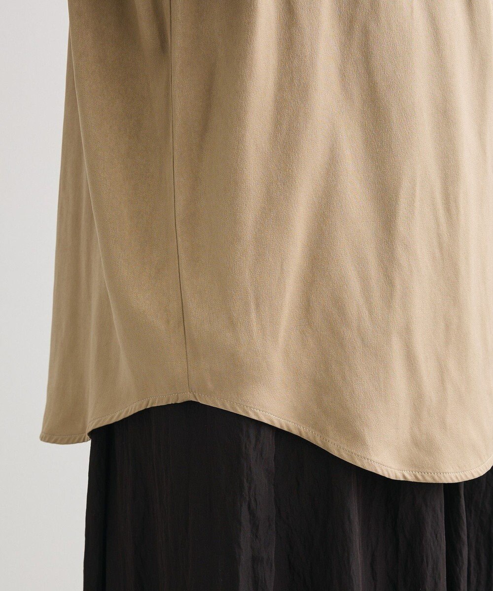 Green Parks ・ＳＵＧＡＲ　ＳＰＯＯＮ　サテンオーバーシャツ 