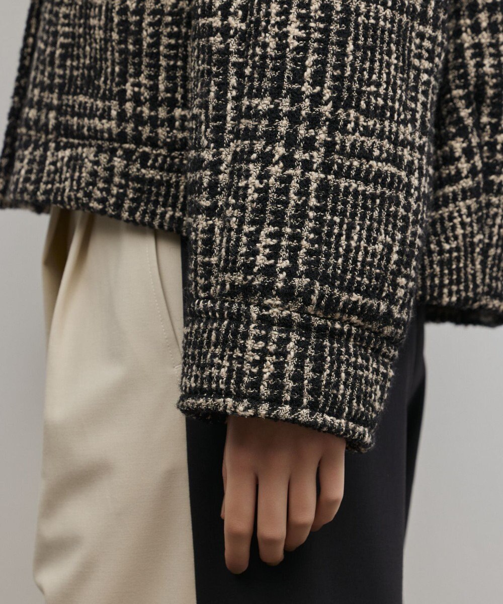 GRACE CONTINENTAL パディングツイードジャケット 