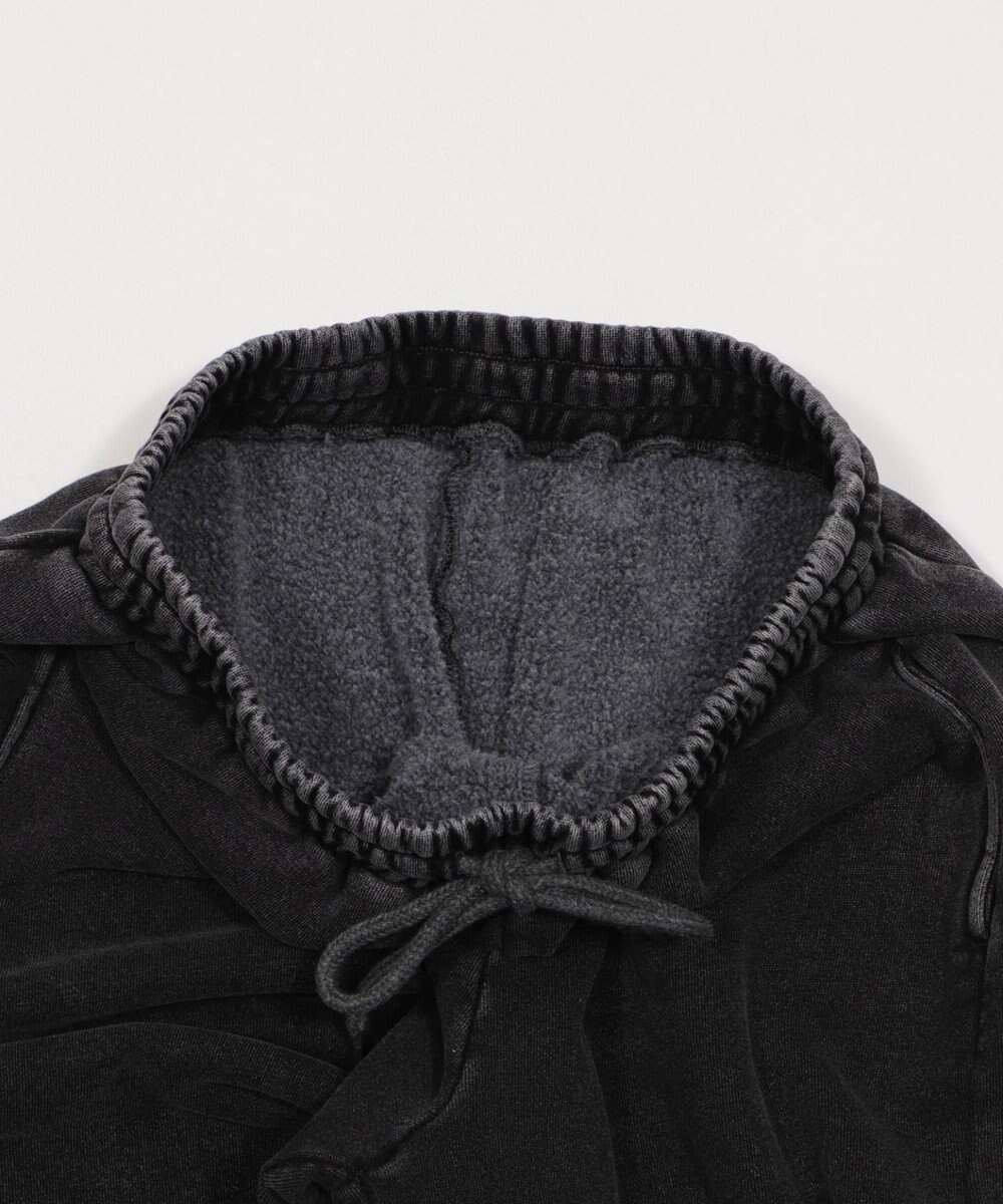 WEGO 【ウエストゴム/SMサイズ展開】裏起毛カーブデザインスウェットパンツ 