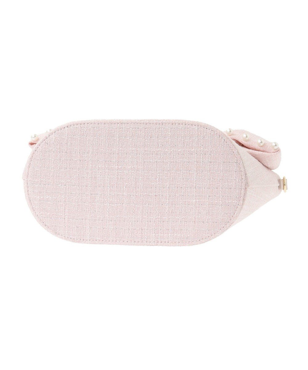 Maison de FLEUR ツイードパールショルダーバッグ 