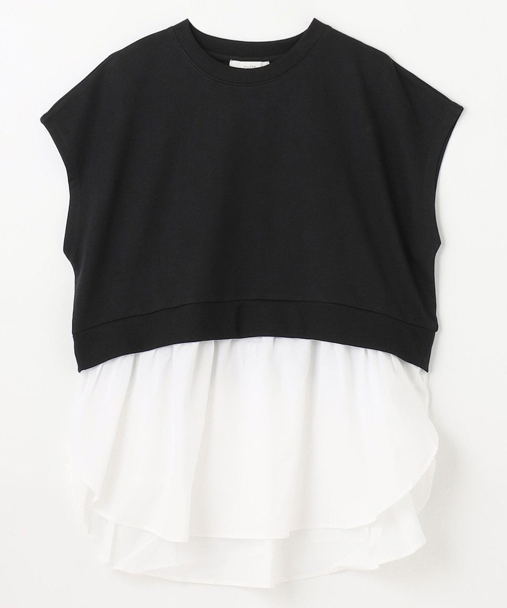 ANY L 裏毛レイヤード風トップス 