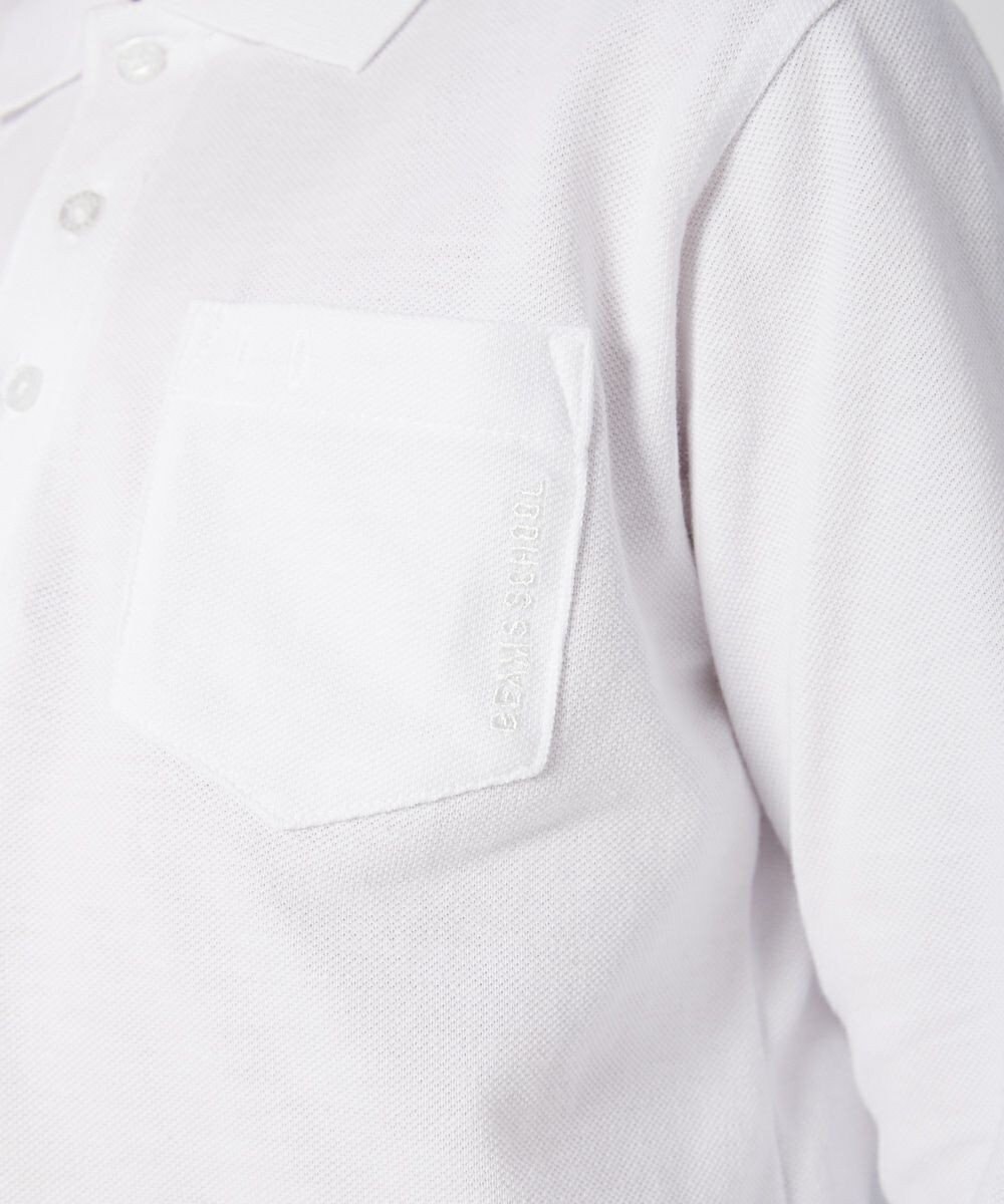 BEAMS SCHOOL ベーシック長袖ポロシャツ 