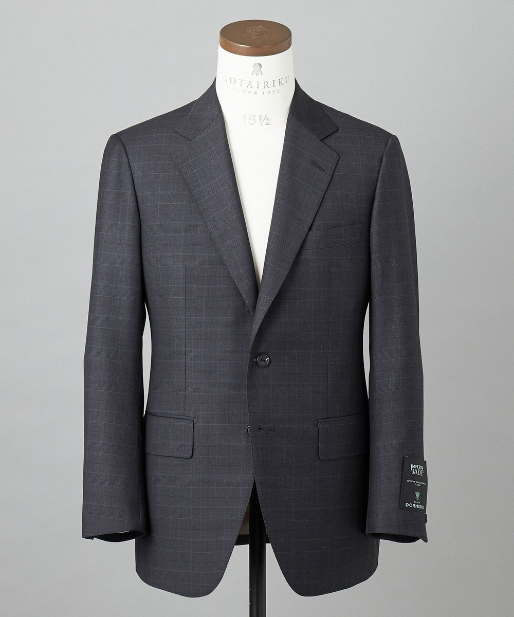 WEB&一部店舗限定【DORMEUIL/ドーメル】IMPERIALJADE/インペリアルジェイド 通年スーツ（グレー×格子） / GOTAIRIKU  | ファッション通販 【公式通販】オンワード・クローゼット