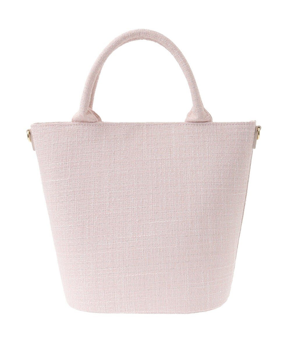 Maison de FLEUR ツイードパールショルダーバッグ 