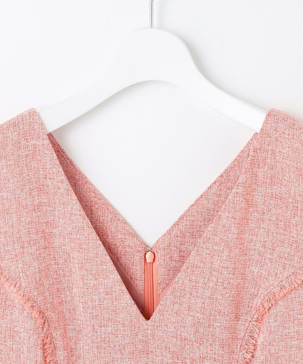 Feroux 【洗える】春ツイード ジャンパースカート 