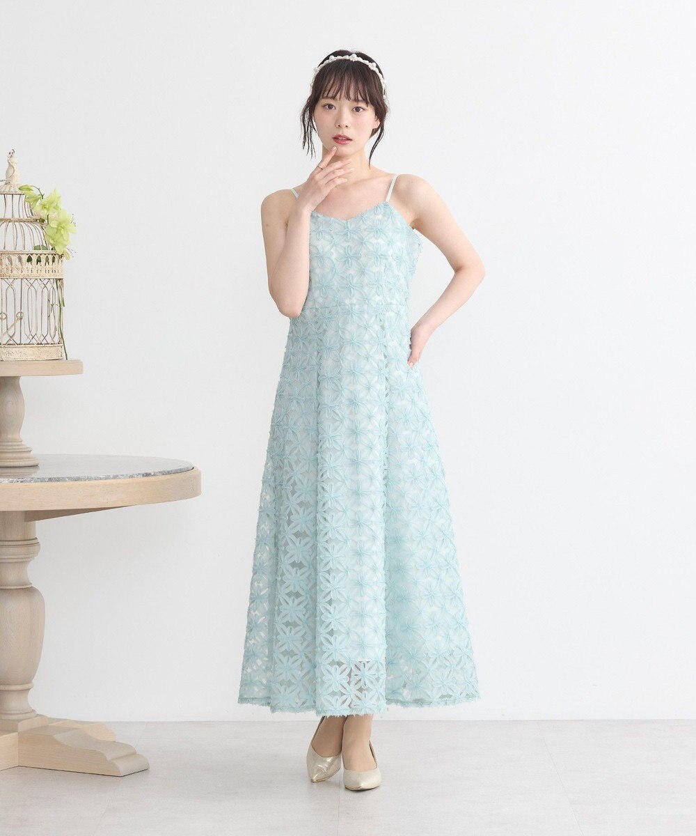 earth music&ecology SET2点シアーブラウス＋3Dレースワンピース 