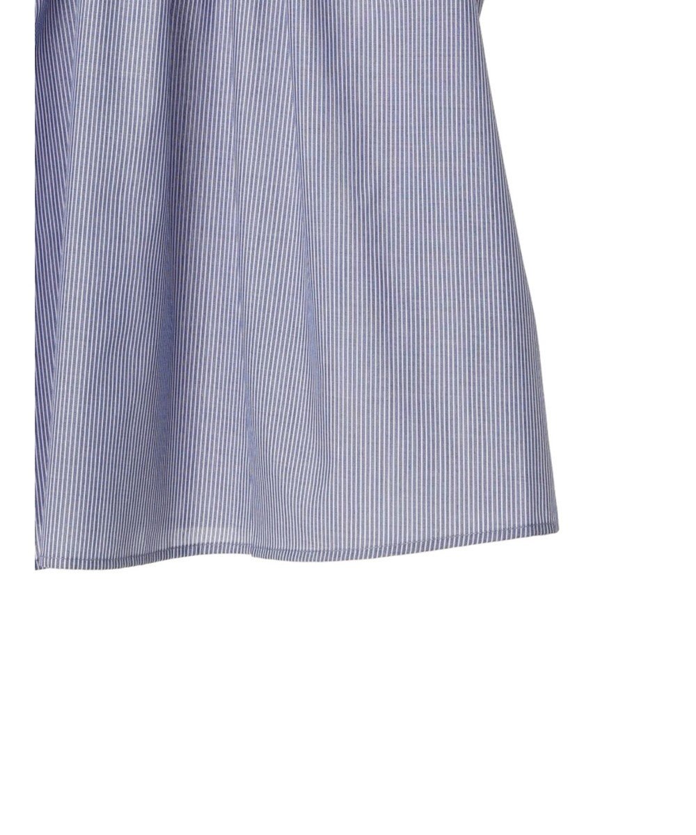 earth music&ecology ギャザーフレンチスリーブブラウス 