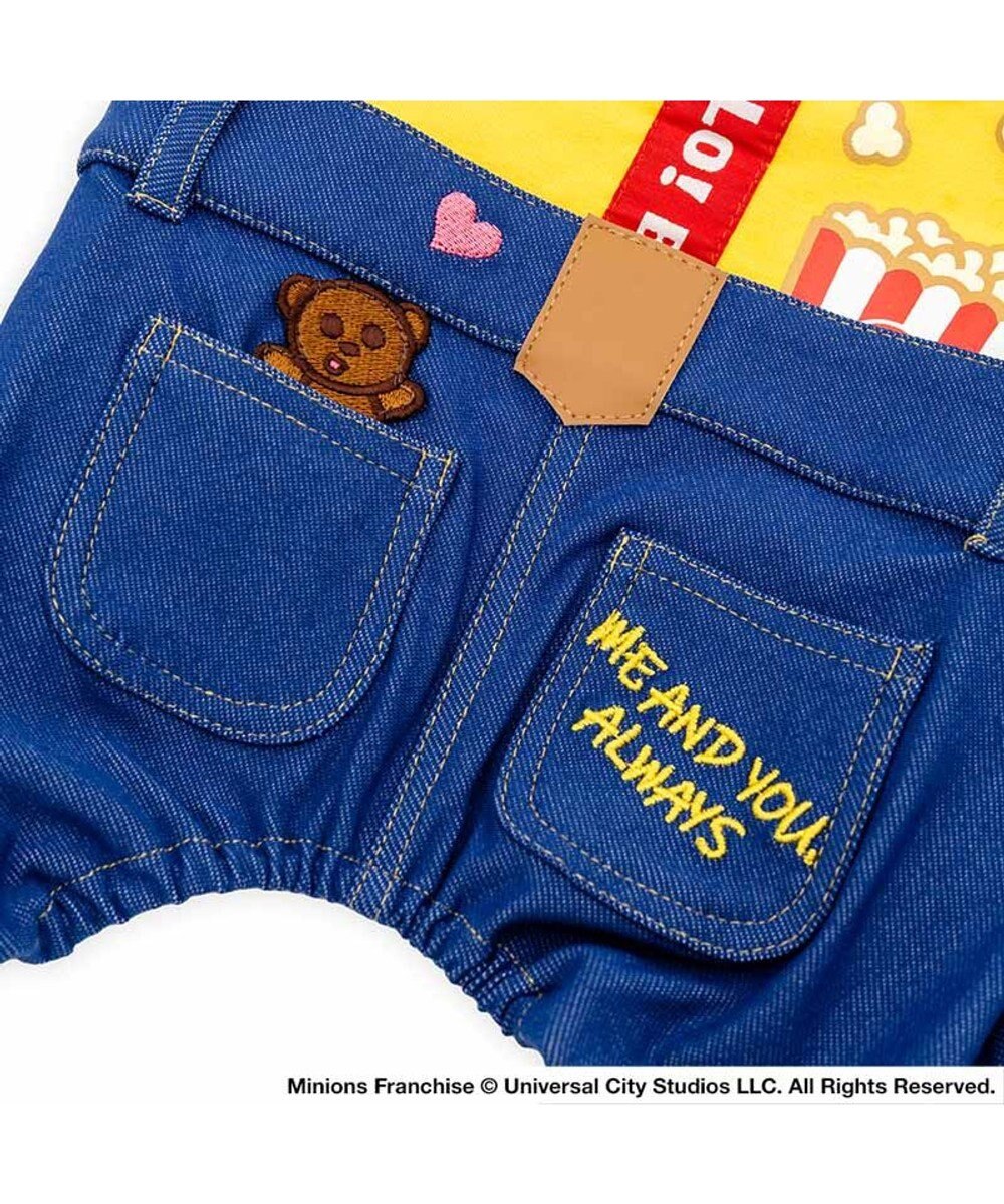 PET PARADISE ミニオン ボブ サスペンダー上下セット風 パンツつなぎ 小型犬 