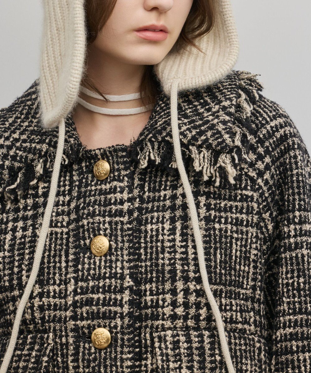 GRACE CONTINENTAL パディングツイードジャケット 