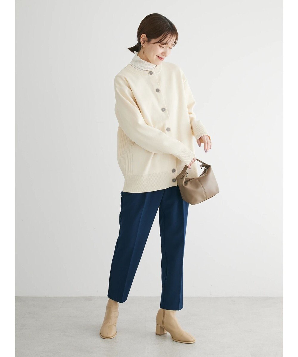 Green Parks かるい クルーネックカーディガン 