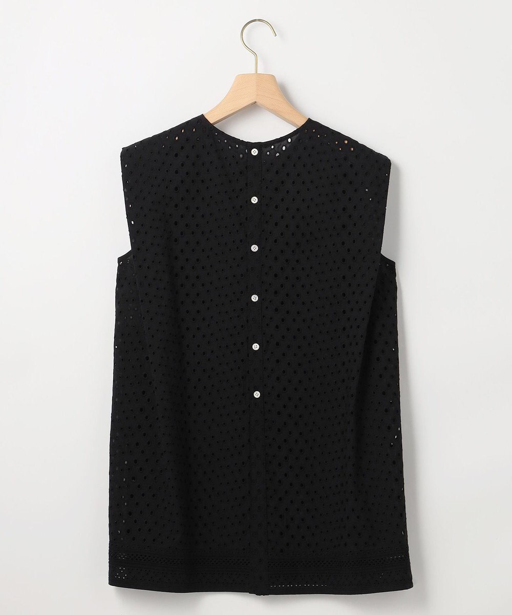 組曲 【先行予約・WEB限定】エンブロイダリーレースノースリーブ ブラウス 