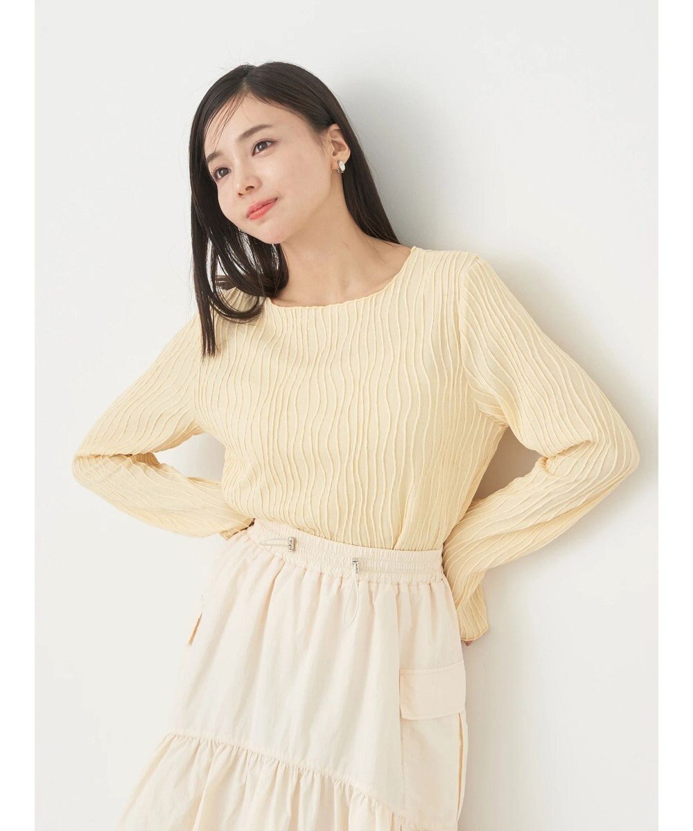 earth music&ecology うねうねプルオーバー 