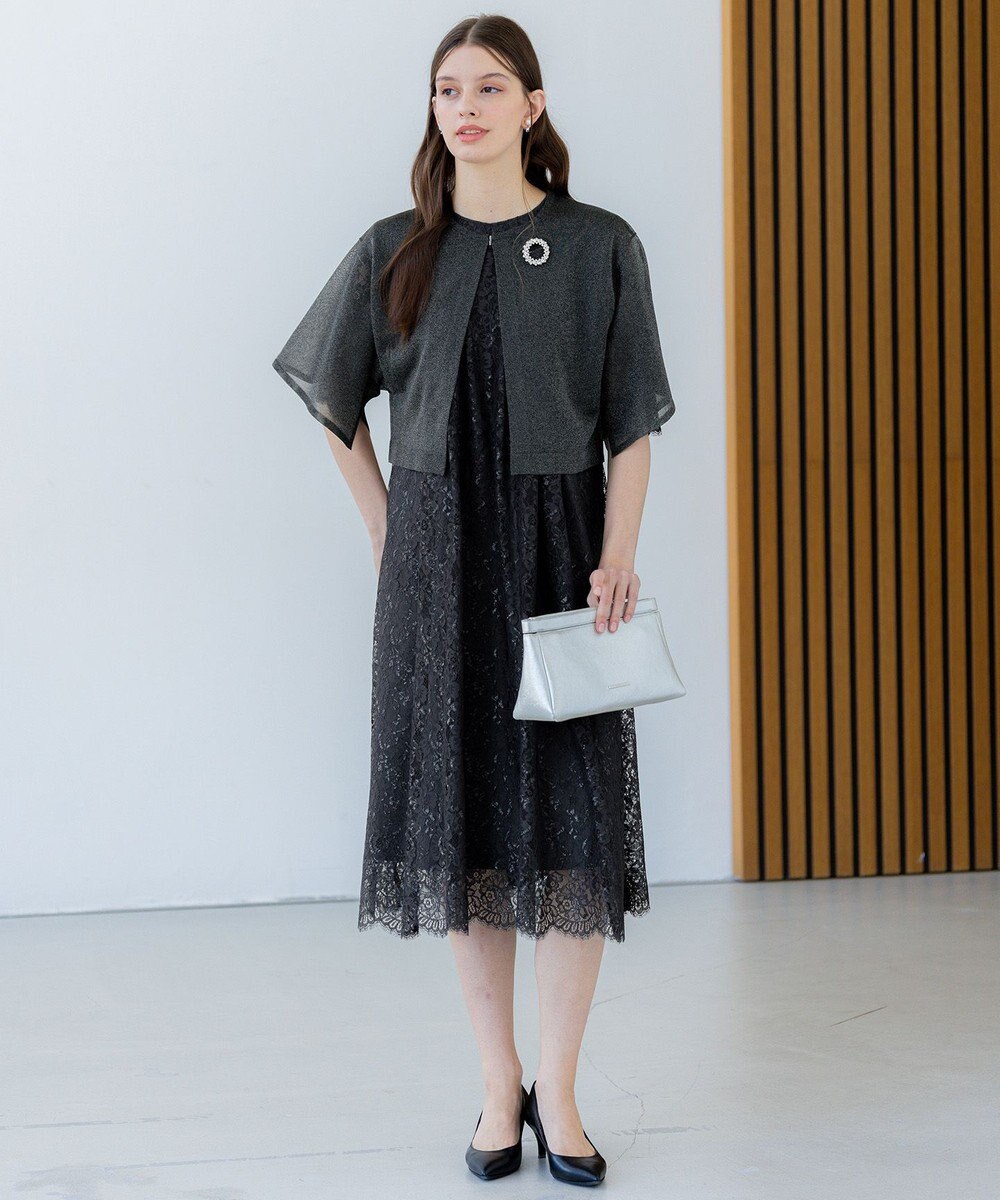 23区 【APPLAUDIR】ブライトフラワーレース ドレス 