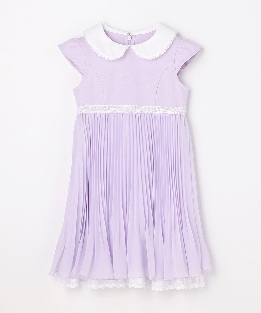 ANY KIDS 【2点セット】リボンボレロジャケット+シフォンプリーツ ワンピース 