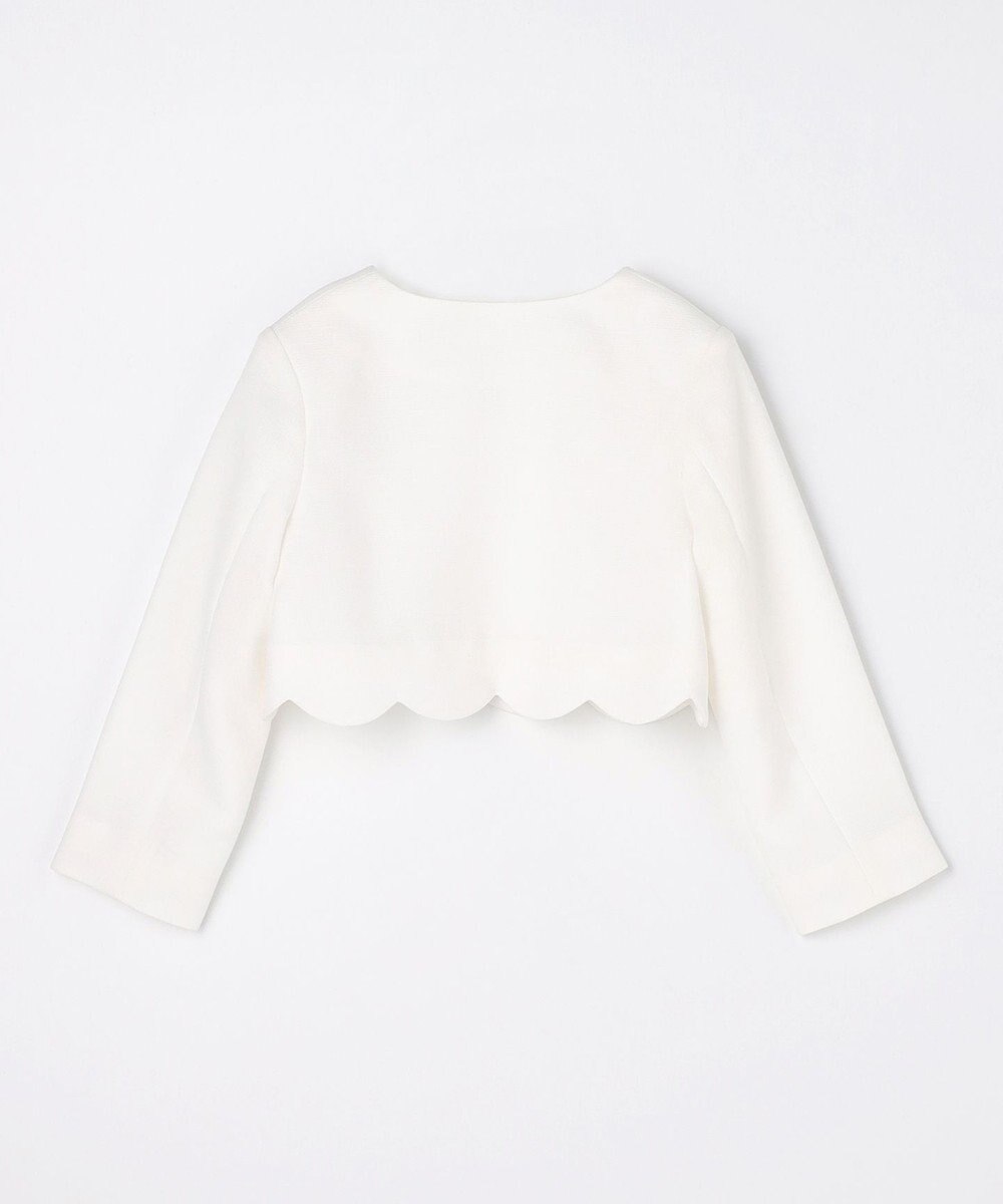 ANY KIDS 【2点セット】リボンボレロジャケット+シフォンプリーツ ワンピース 