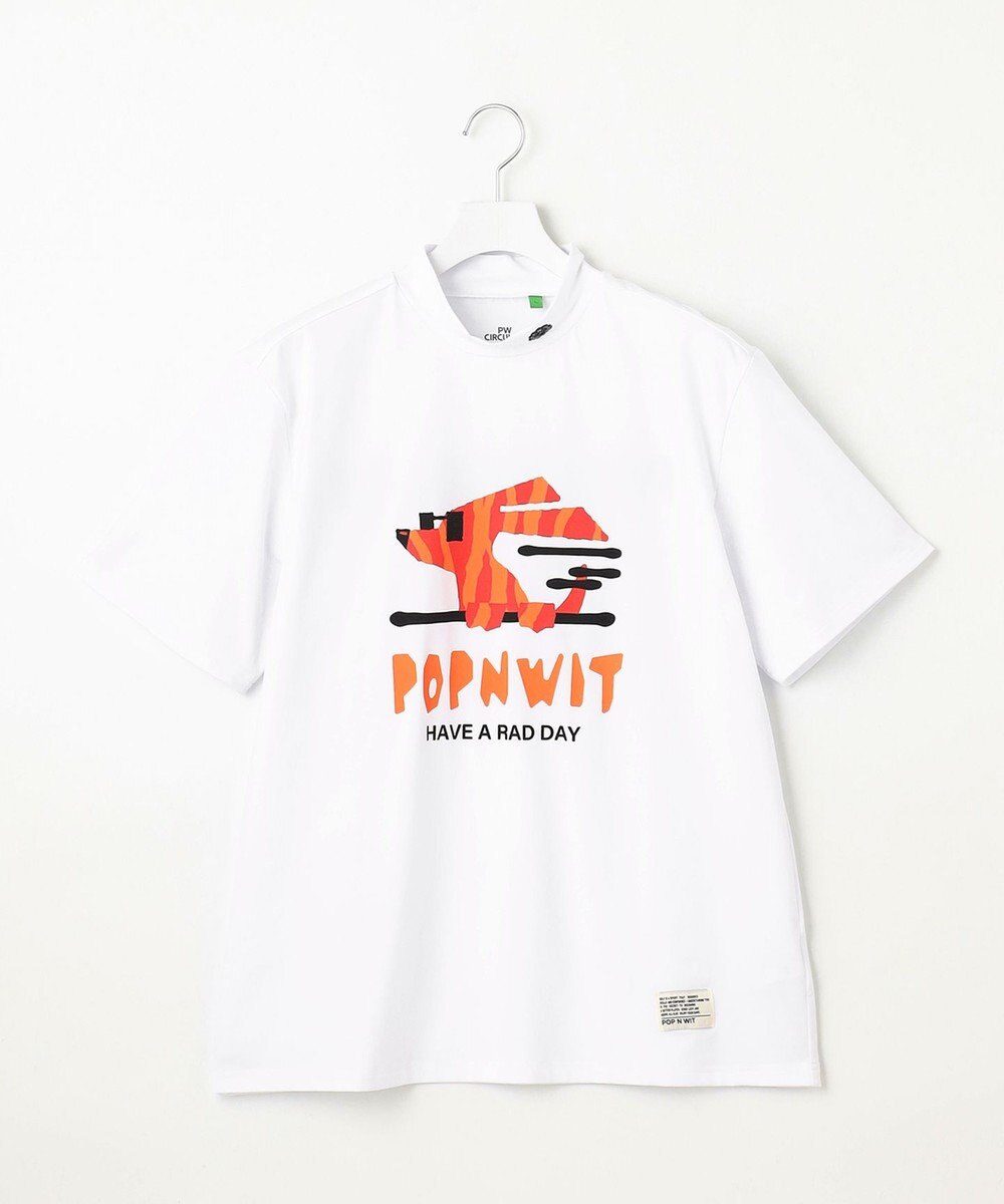 PW CIRCULUS 【吸水速乾 / UV遮蔽率99% UVカット / ストレッチ】【MEN】アニマルグラフィックモックT ゴルフ 