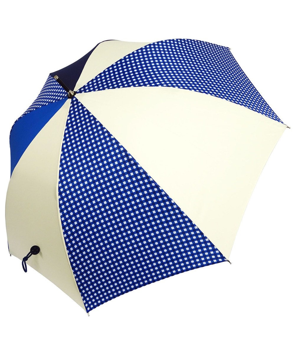 +RING 【プラスリング】【数量限定】 UNISEX 雨傘（長）60cm GNG-BLU T1026 NEW COLLECTION 青