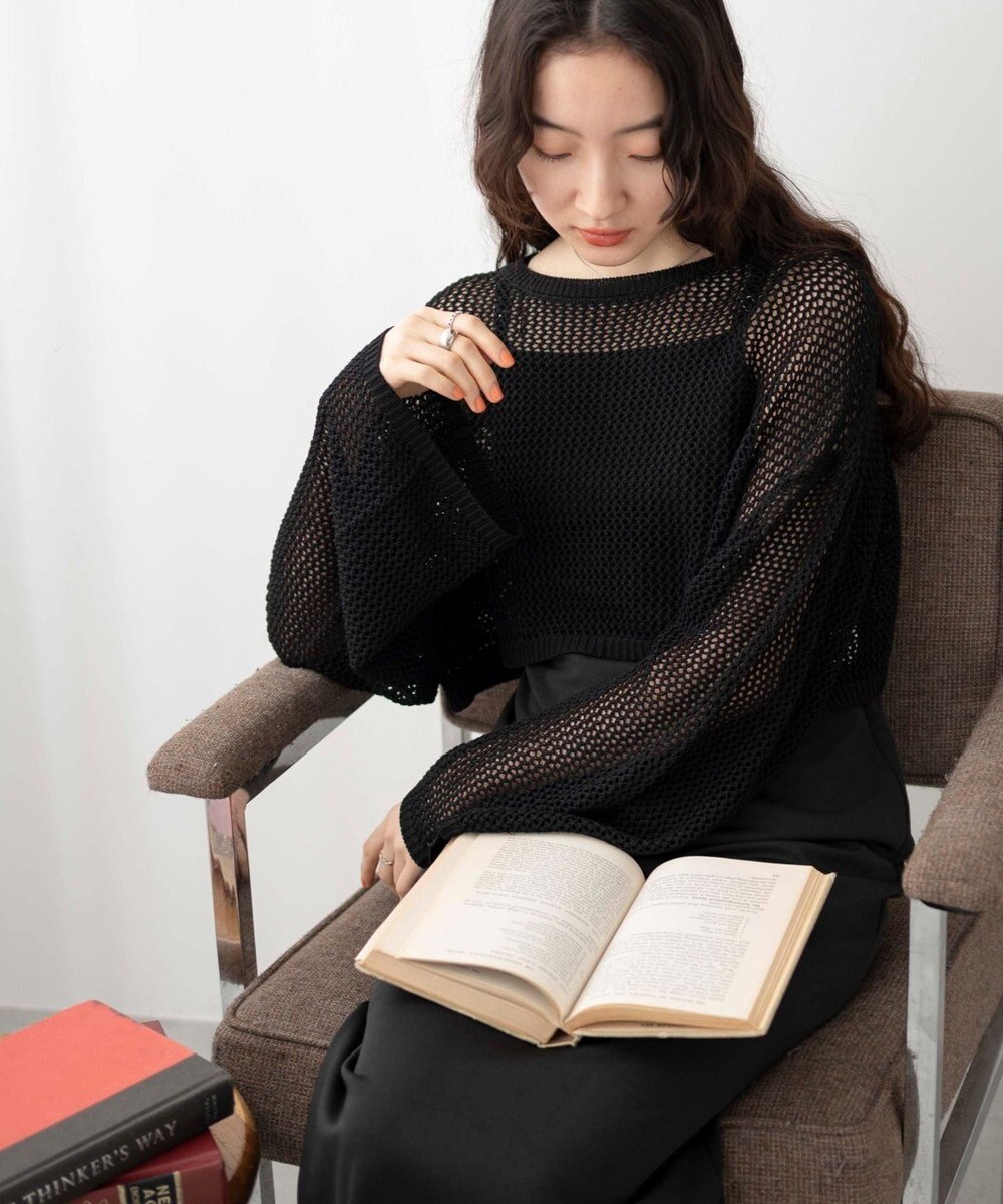 WEGO ショートメッシュニットプルオーバー 