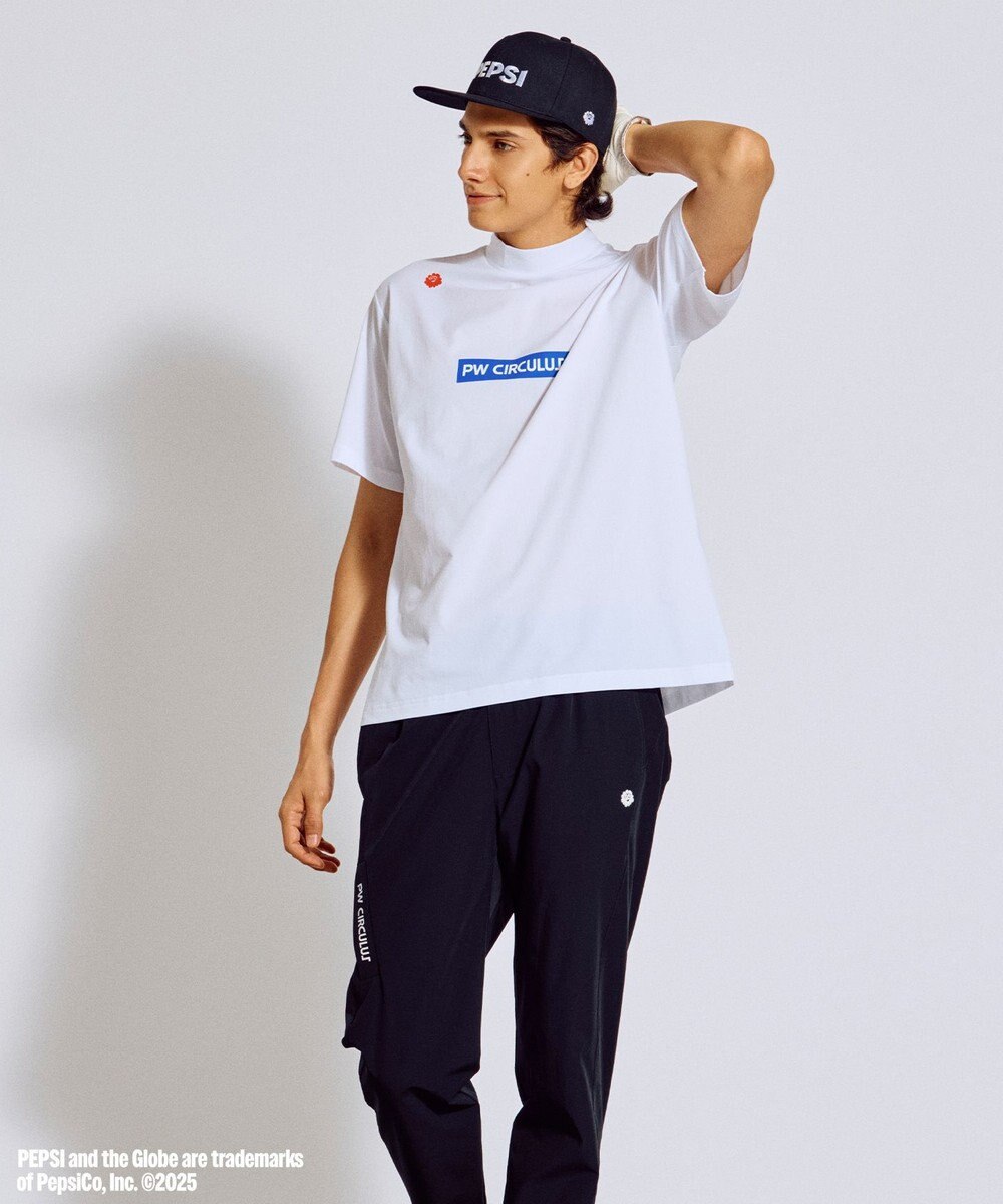 PW CIRCULUS 〈Pepsiコラボ〉【UNISEX】Pepsi GOLF Graphic モックネックT 