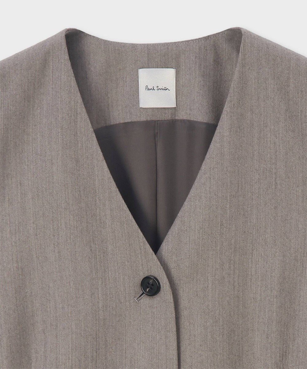 Paul Smith カシミアブレンド フランネル ジャンパースカート 