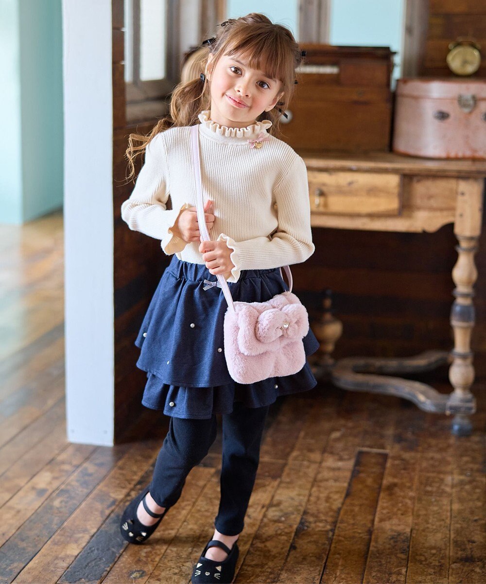 ANY KIDS ふわふわリボンポシェット 