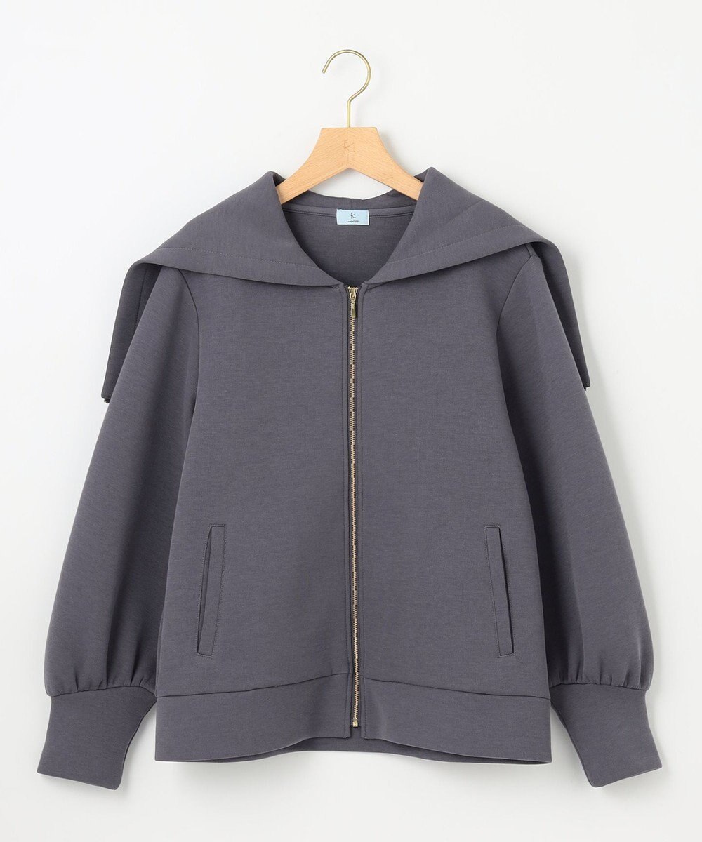 組曲 ダンボールジャージー ジップアップパーカー 
