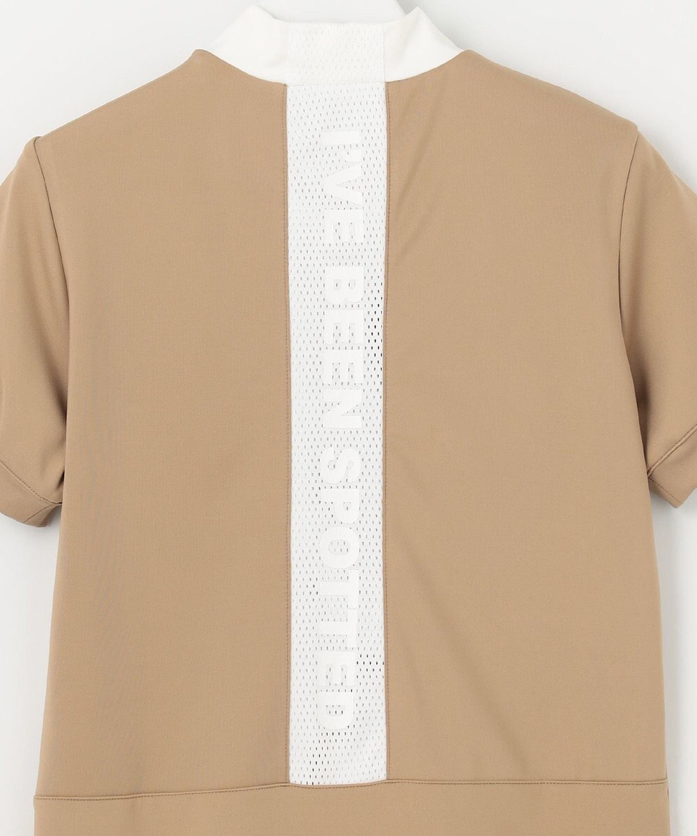 PW CIRCULUS 【UVカット / 吸水速乾 / 伸縮性抜群】【WOMEN】バックメッシュ切り替えモックT ゴルフウェア レディース 