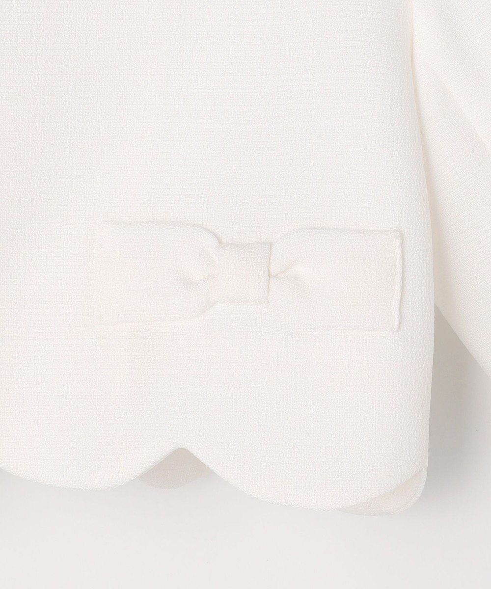 ANY KIDS 【2点セット】リボンボレロジャケット+シフォンプリーツ ワンピース 