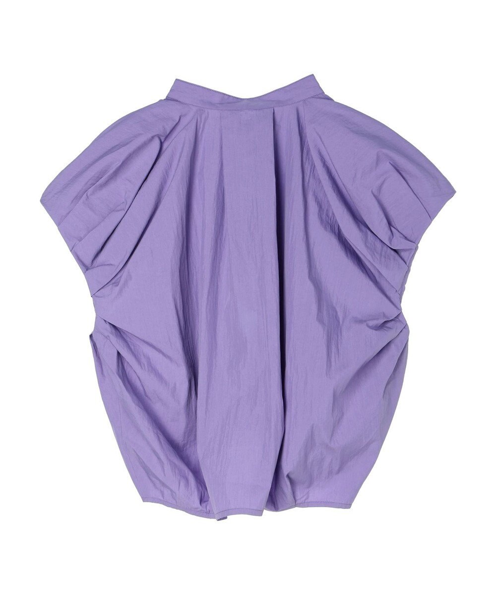 Green Parks タックデザインショート丈シャツ 