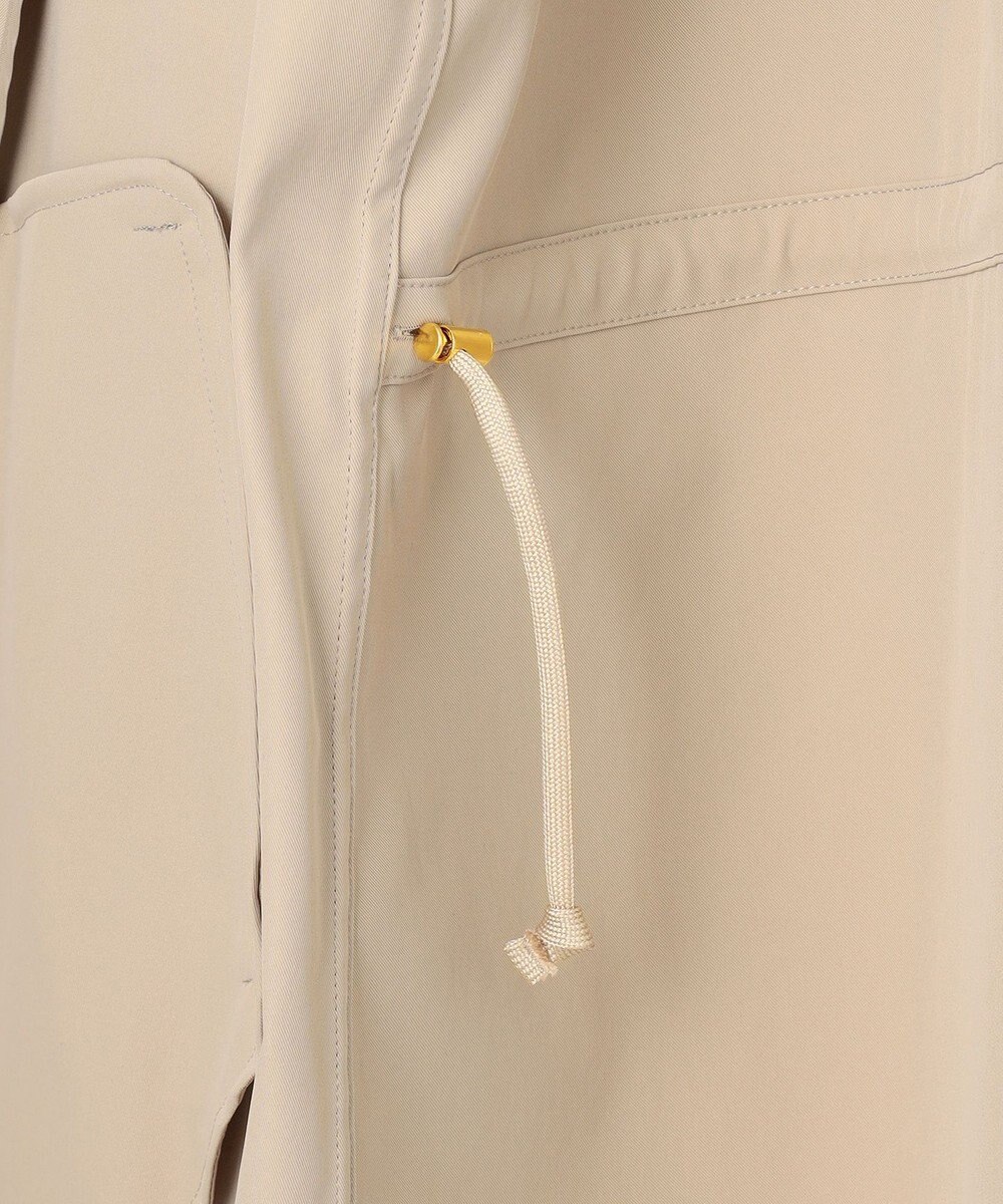 J.PRESS LADIES 【洗える・撥水】ドライツイルストレッチ フーディ アウター 