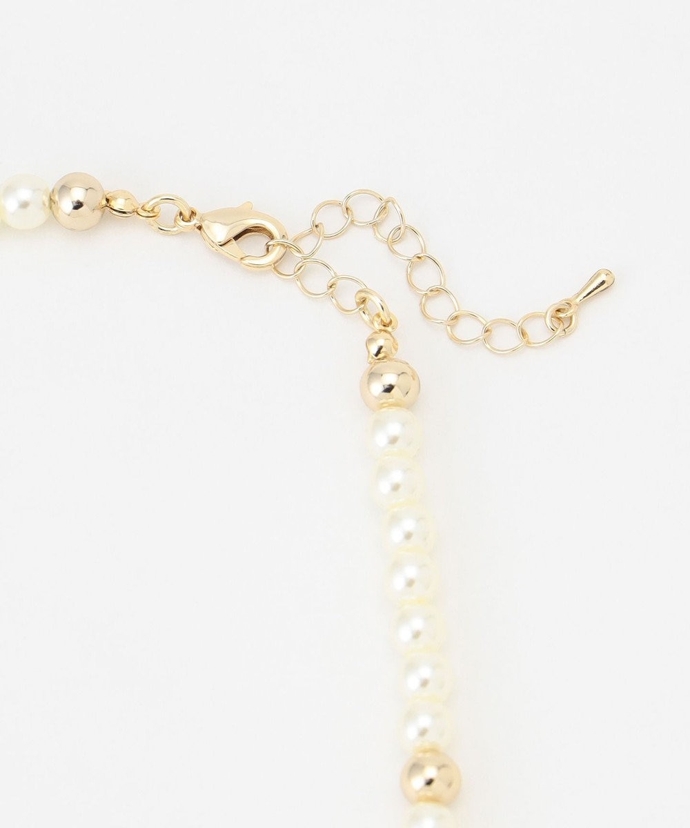 組曲 パール&メタルチェーンネックレス 