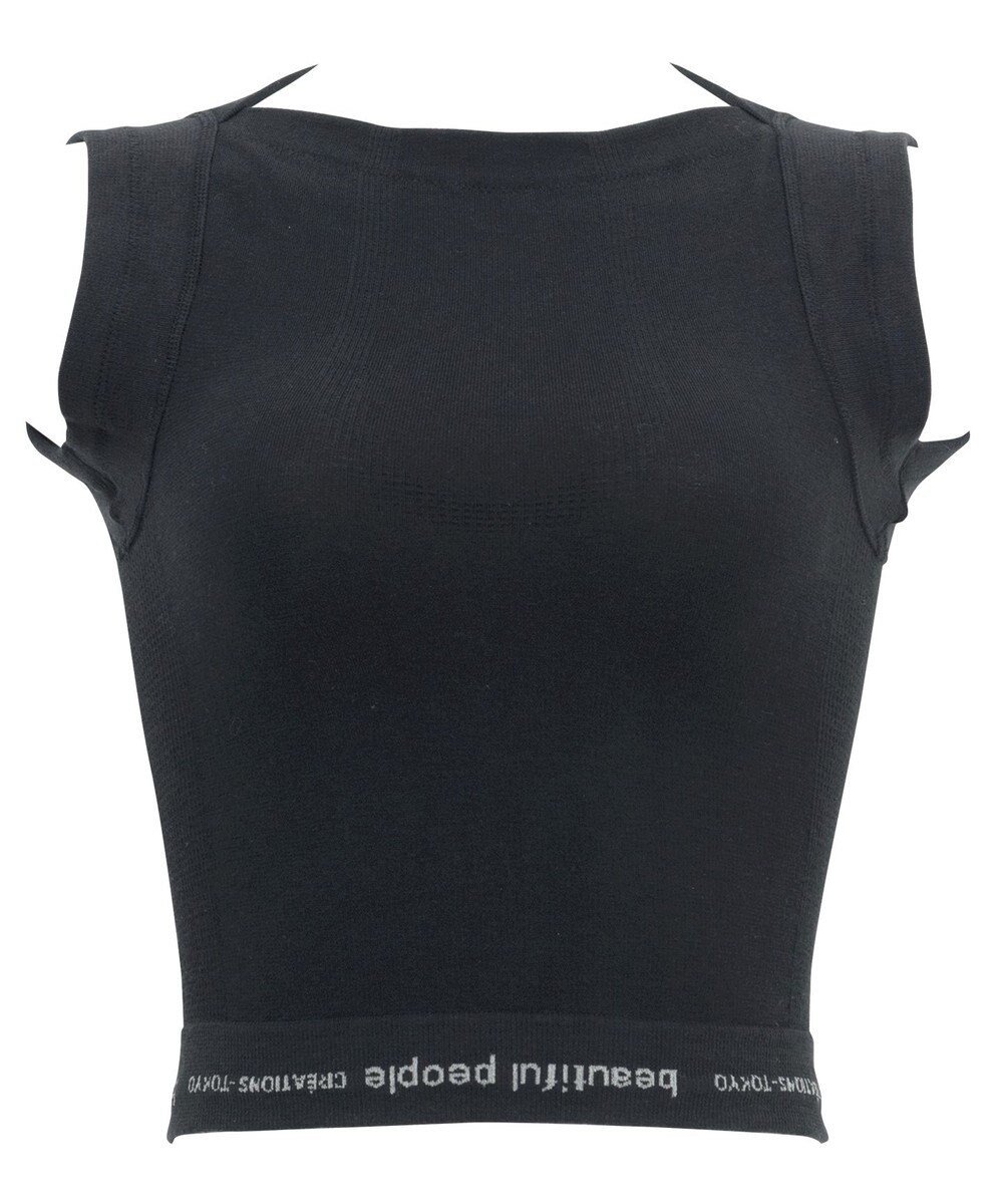 WACOAL MEN レディース <beautiful people>コラボ タンクトップ ボクサートップス ワンサイズ（S-L） オーガニック綿混 立体成型 肩幅：狭め ネック深さ：あさめ WL8001 /ワコールメン 