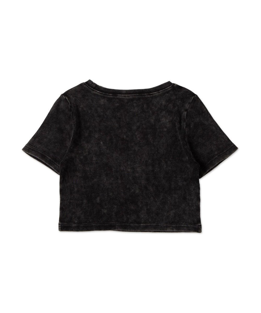 WEGO ヴィンテージウォッシュグラフィックリブT 