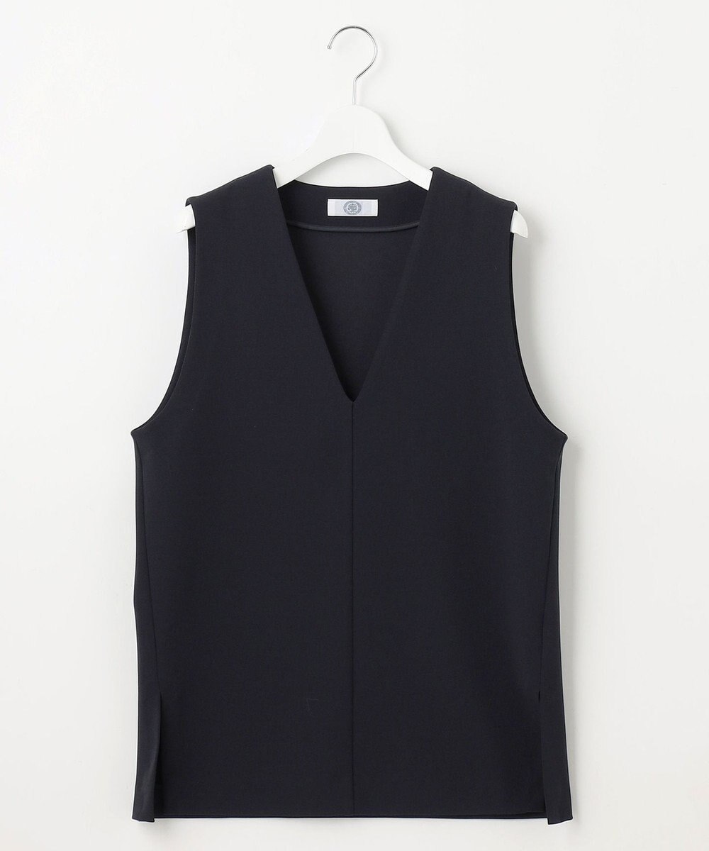 J.PRESS LADIES 【WEB限定】ジョーゼットジャージー ベスト 