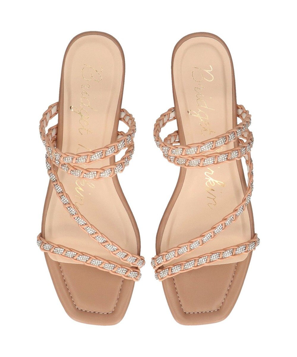 Bridget Birkin 【Bridget Birkin】キラキラ編み込みサンダル 