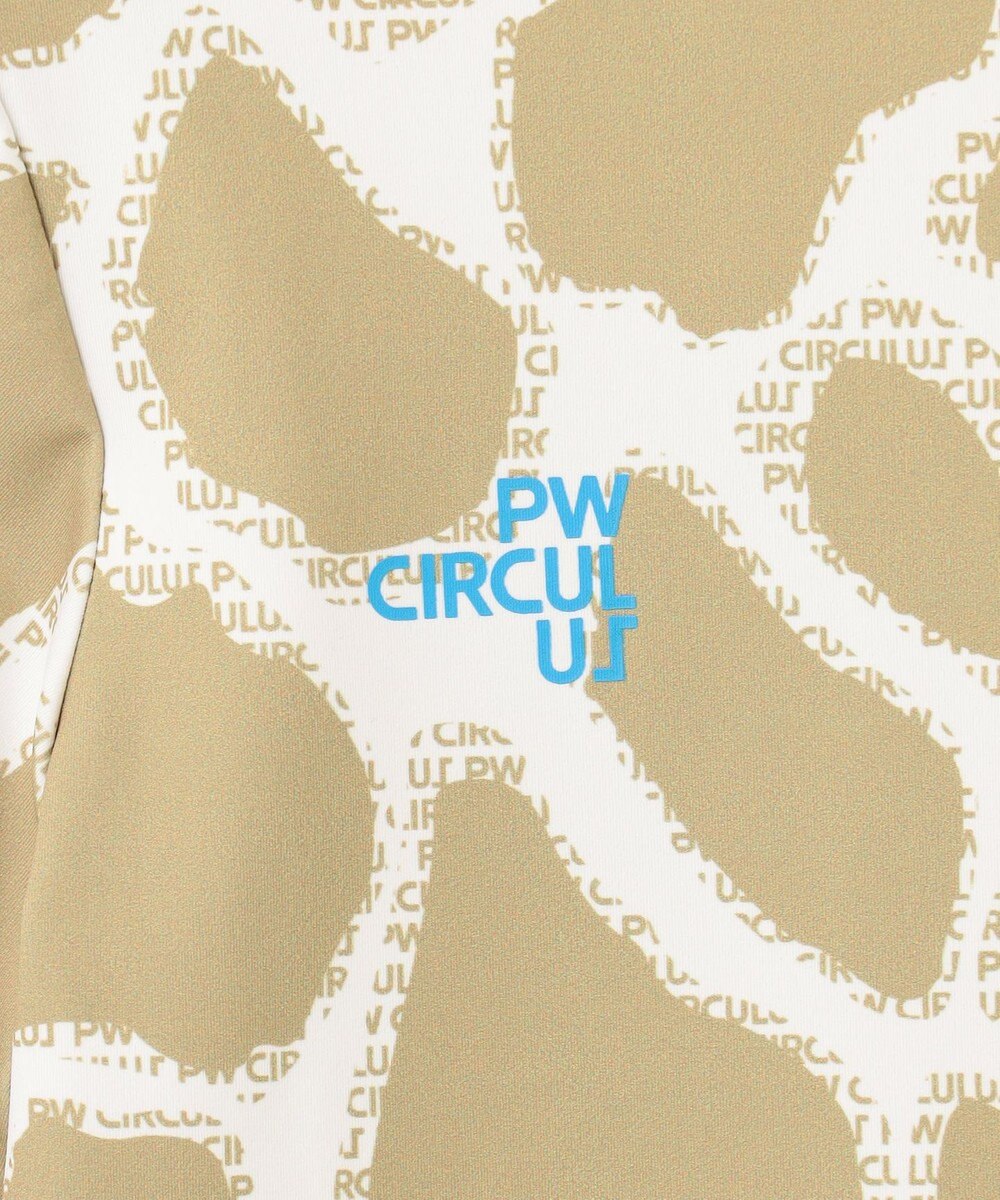 PW CIRCULUS 【UVカット / 吸水速乾 / 伸縮性抜群】【WOMEN】ジラフモック T ゴルフウェア レディース 
