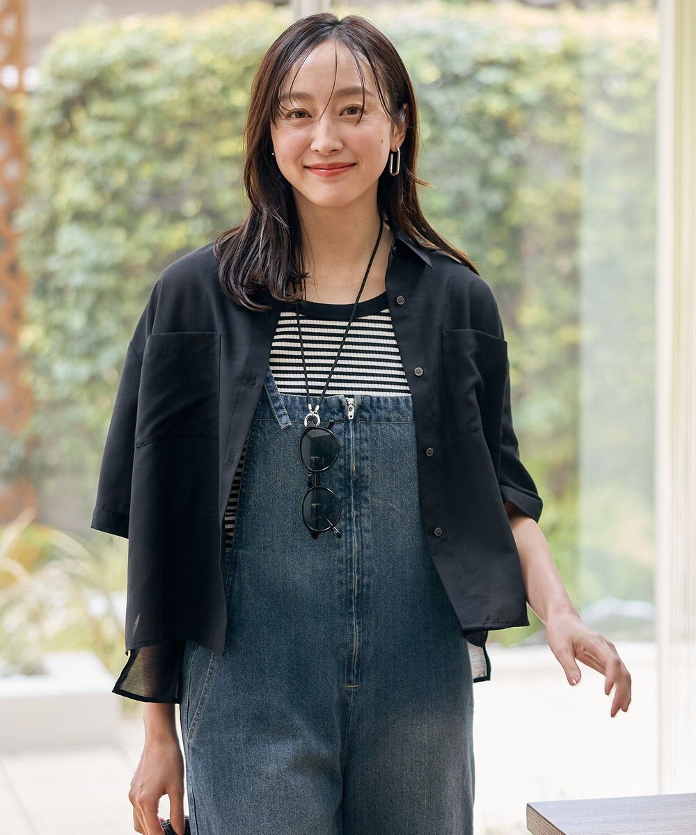 ANY シアーテックリネンシャツ 